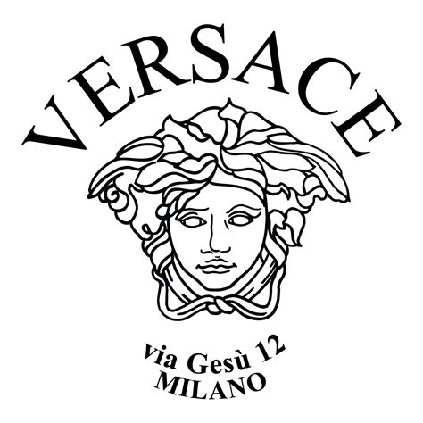 signo versace|Versace logo drawing.